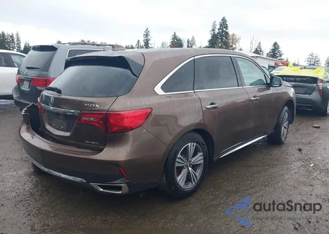2019 Acura Mdx Standard from USA, damaged, VIN 5J8YD4H3XKL028341